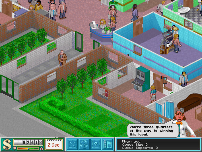 theme hospital last level layout