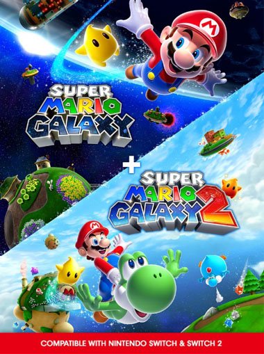 Super Mario Galaxy + Super Mario Galaxy 2 Switch & Switch 2 - Nintendo Switch cover image